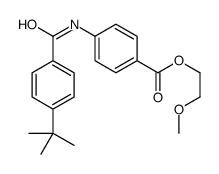 2-methoxyethyl 4-[(4-tert-butylbenzoyl)amino]benzoate Structure