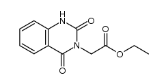 ethyl 2-(1,2-dihydro-2,4-dioxoquinazolin-3(4H)-yl)acetate Structure