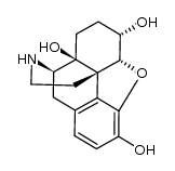 14-hydroxydihydronormorphine Structure