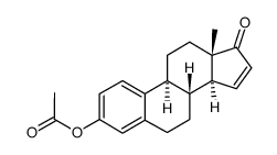 17-oxoestra-1,3,5(10),15-tetraen-3-yl acetate Structure