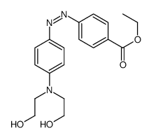 ethyl 4-[[4-[bis(2-hydroxyethyl)amino]phenyl]diazenyl]benzoate Structure