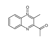 1-(3-methyl-4-oxidoquinoxalin-4-ium-2-yl)ethanone Structure