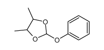 4,5-dimethyl-2-phenoxy-1,3-dioxolane Structure