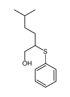5-methyl-2-phenylsulfanylhexan-1-ol Structure