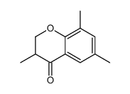 3,6,8-trimethyl-2,3-dihydrochromen-4-one结构式