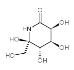 D-甘露聚糖-γ-内酰胺结构式