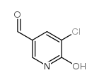 2-羟基-3-氯-5-甲酰基吡啶结构式