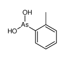 (2-methylphenyl)arsonous acid Structure