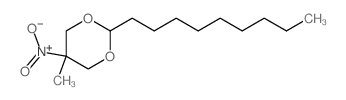 5-methyl-5-nitro-2-nonyl-1,3-dioxane结构式