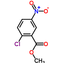 2-氯-5-硝基苯甲酸甲酯结构式