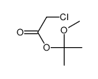 Chloroacetic acid 1-methoxy-1-methylethyl ester Structure