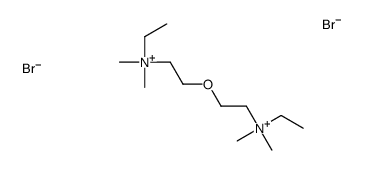 ethyl-[2-[2-[ethyl(dimethyl)azaniumyl]ethoxy]ethyl]-dimethylazanium,dibromide Structure