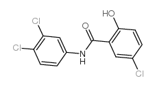 Benzamide,5-chloro-N-(3,4-dichlorophenyl)-2-hydroxy- Structure