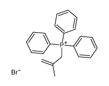 BrPh3PCH2C(CH3)=CH2 Structure