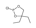 2-chloro-4,4-diethyl-1,3,2-dioxaphospholane Structure