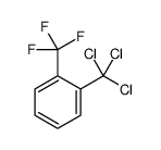 1-(trichloromethyl)-2-(trifluoromethyl)benzene Structure