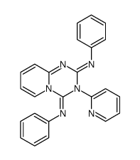 2,4-Bis(phenylimino)-3-pyrid-2-yl-pyrido[1,2-a]-1,3,5-triazin结构式