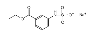 3-sulfoamino-benzoic acid ethyl ester sodium salt Structure