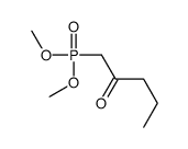 1-dimethoxyphosphorylpentan-2-one Structure