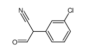 2-(3-Chlorophenyl)-3-oxopropanenitrile结构式
