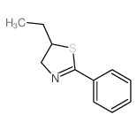 Thiazole,5-ethyl-4,5-dihydro-2-phenyl- Structure