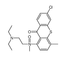 6-chloro-N-[2-(diethylamino)ethyl]-N,4-dimethyl-9-oxothioxanthen-1-amine oxide结构式