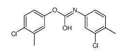 (4-chloro-3-methylphenyl) N-(3-chloro-4-methylphenyl)carbamate结构式
