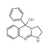 5-Phenyl-1,2,3,5-tetrahydroimidazo(2,1-b)quinazolin-5-ol结构式