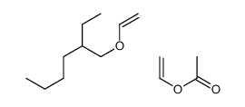 3-(ethenoxymethyl)heptane,ethenyl acetate Structure