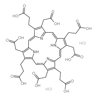 尿卟啉I二盐酸盐结构式