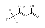 3-(三氟甲基)丁烯酸结构式