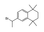 2-(bromoethyl)-5,6,7,8-tetrahydro-5,5,8,8-tetramethylnaphthalene结构式