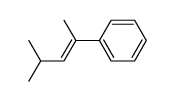 (E)-(4-methylpent-2-en-2-yl)benzene结构式