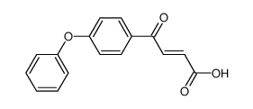 3-(4-phenoxybenzoyl)acrylic acid Structure