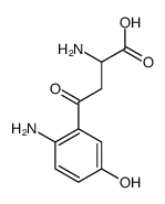 5-hydroxykynurenine结构式