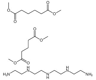 N'-[2-[2-(2-aminoethylamino)ethylamino]ethyl]ethane-1,2-diamine,dimethyl hexanedioate,dimethyl pentanedioate Structure