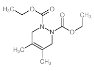 diethyl 4,5-dimethyl-3,6-dihydropyridazine-1,2-dicarboxylate Structure