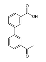 3-乙酰基联苯-3-羧酸结构式