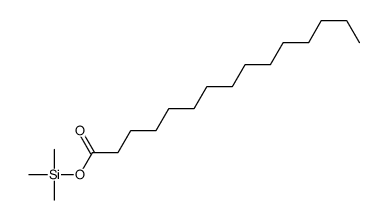 Pentadecanoic acid trimethylsilyl ester Structure