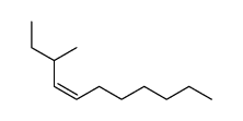 (E)-3-Methyl-4-undecene Structure