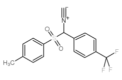 α-甲苯磺酰-(4-三氟甲基苄基)异丁酯结构式