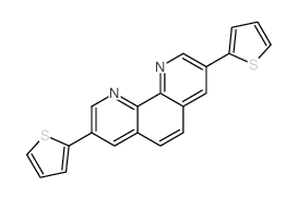 3,8-(双-2-噻吩基)-1,10-菲咯啉结构式