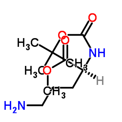 (S)-METHYL 5-AMINO-2-((TERT-BUTOXYCARBONYL)AMINO)PENTANOATE Structure