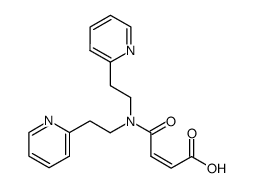 N,N-bis[(2-pyridyl)ethyl]maleamic acid Structure