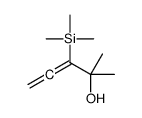 2-methyl-3-trimethylsilylpenta-3,4-dien-2-ol结构式