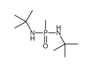 N-[(tert-butylamino)-methylphosphoryl]-2-methylpropan-2-amine结构式
