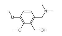N,N-dimethyl-3,4-dimethoxy-2-hydroxymethyl-benzylamine结构式