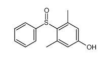 3,5-dimethyl-4-(phenylsulfinyl)phenol Structure