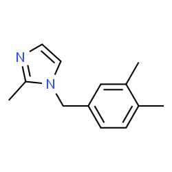 1H-Imidazole,1-[(3,4-dimethylphenyl)methyl]-2-methyl-(9CI)结构式
