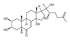 25,26-didehydroponasterone A结构式